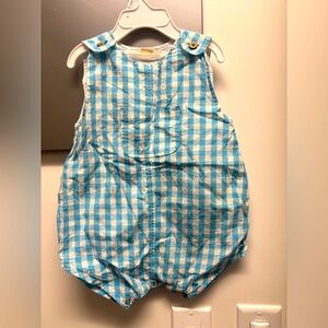 Blue Rooster New York 12-18 mo.  Great condition.  Blue gingham